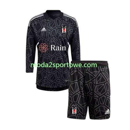 Koszulka Besiktas Bramkarska Dziecięcy Wyjazdowe Stroje Piłkarskie 2022/23 Długi Rękaw